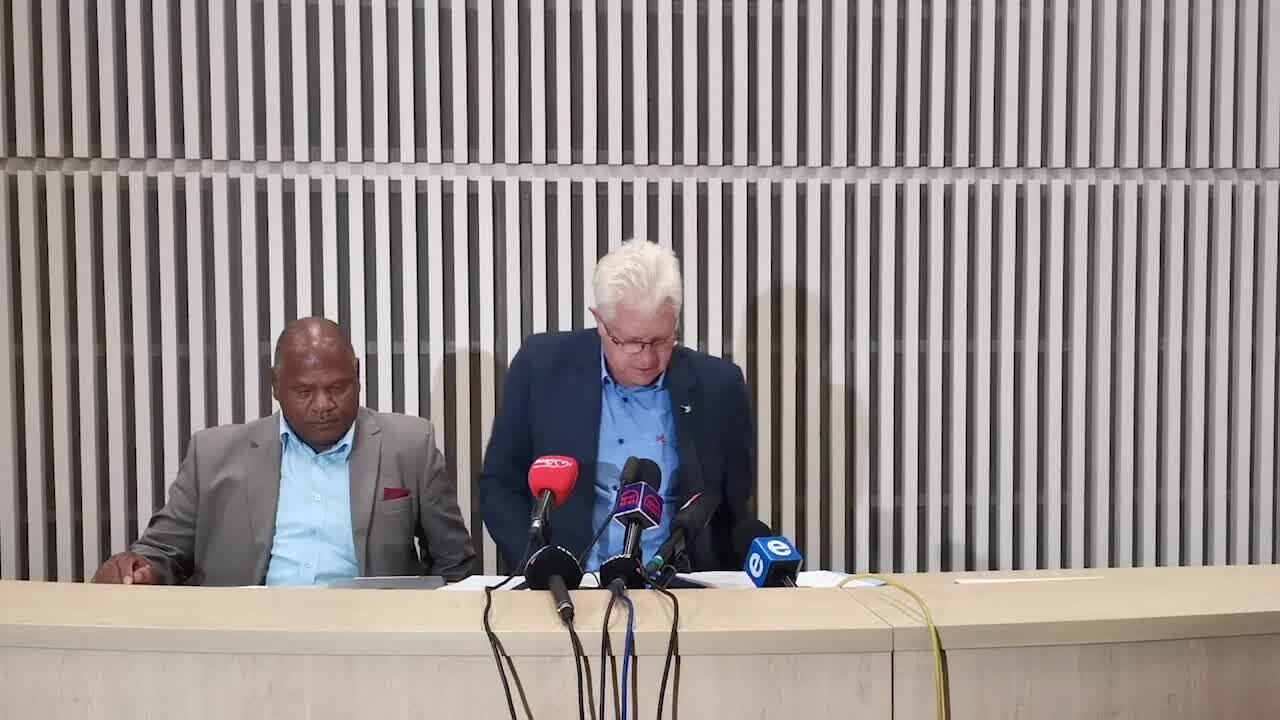 SOUTH AFRICA - Cape Town - Electricity Crisis Media Briefing (video) (3ws)