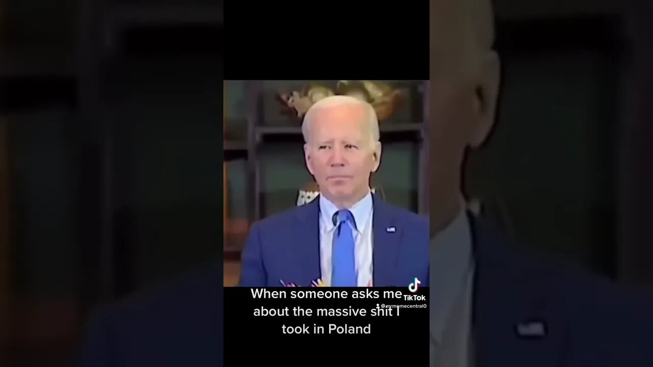 Joe Bidens Response Poland Explosion #shorts #memes #viral #joebiden