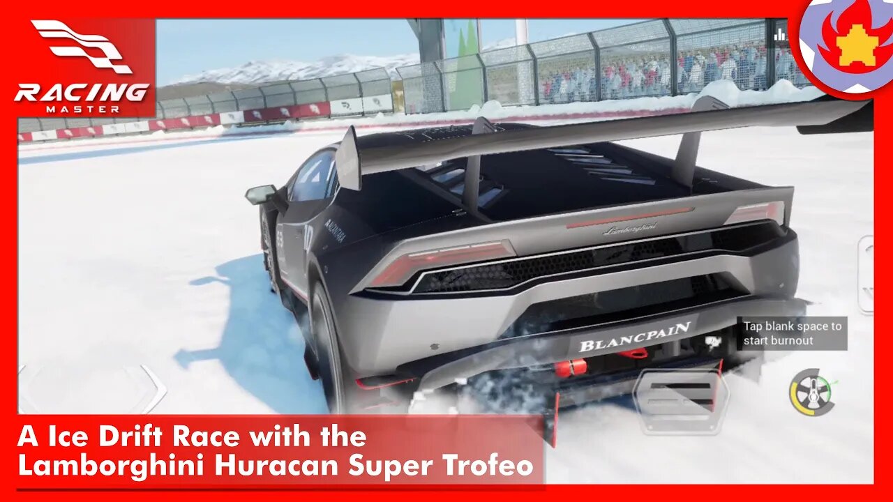 A Ice Drift Race with the Lamborghini Huracan Super Trofeo | Racing Master