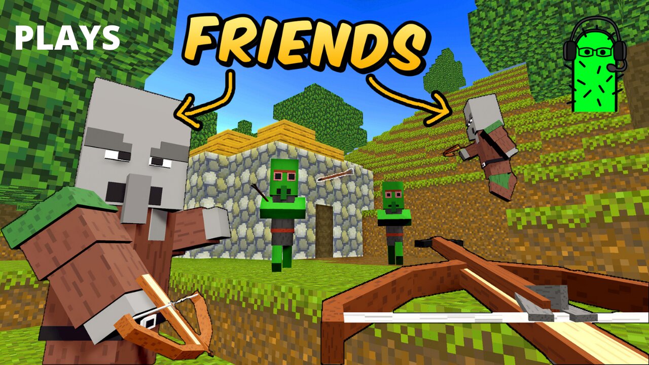 To War My Comrads Tonight We Feast! Knockoff Minecraft Illager Game