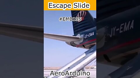 Watch Fast EMB195 Escape Slide #Royal #Aviation #Fly #AeroArduino