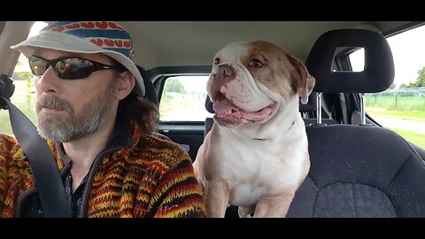 met Famke en Winnie in de auto op weg naar Hindeloopen