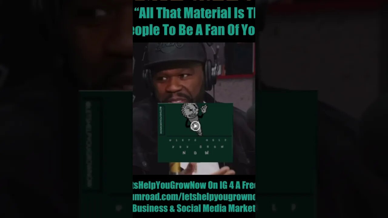 50 Cent “All That Material Is There For People To Be A Fan Of You”