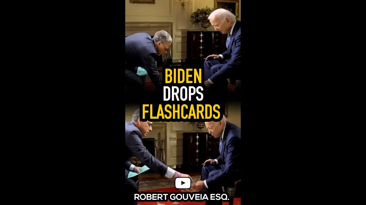 Biden Drops Flashcards #shorts