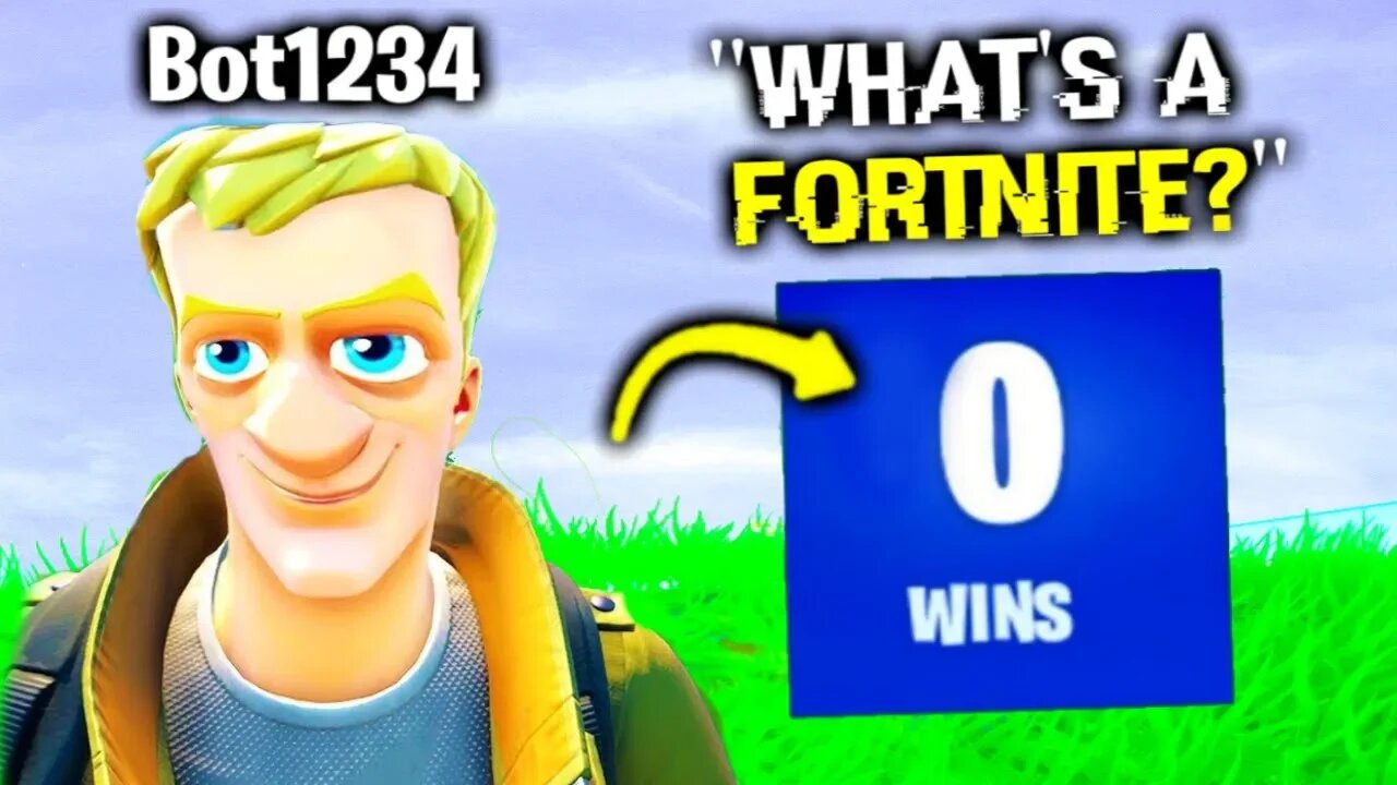 Meet Bot1234, World's DUMBEST Fortnite Player..