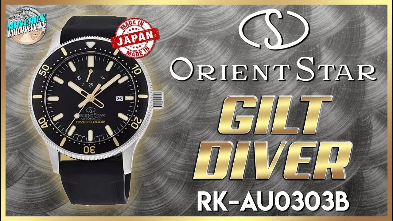 Flagship Diver! | Orient Star Gilt 200m Automatic Diver RK-AU0303B Unbox & Review