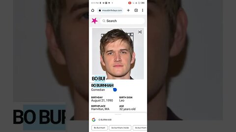 HAPPY 32 BIRTHDAY BO BURNHAM COMEDIAN
