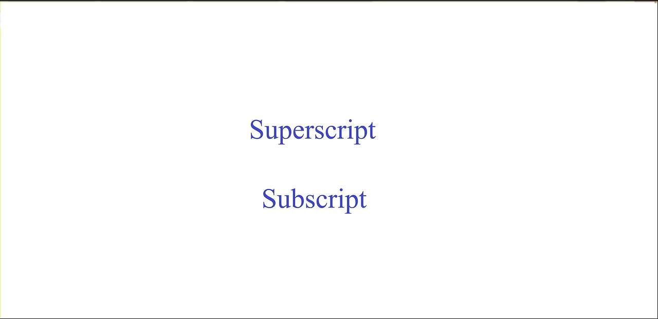 What Is A Superscript? What Is A Subscript?