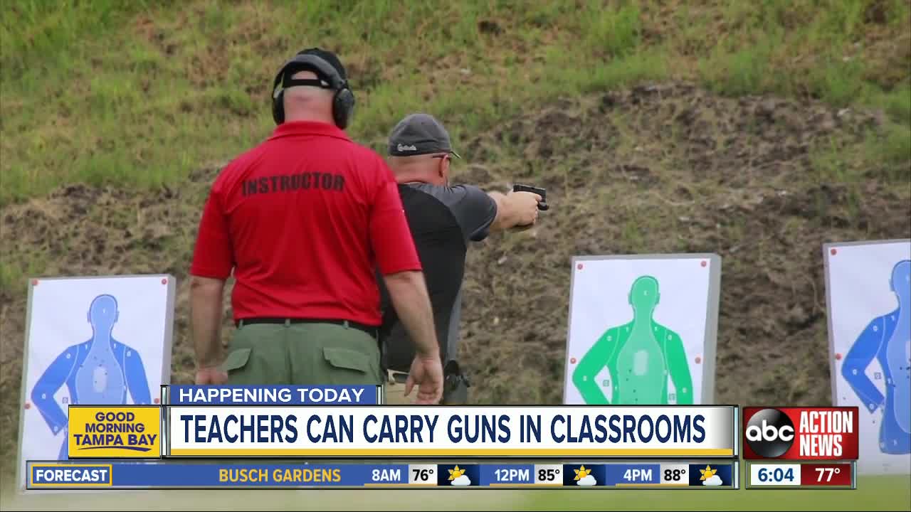 Tampa Bay school districts can now arm teachers