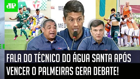 "Eu ACHO TRISTE esse TIPO DE DECLARAÇÃO!" Fala do técnico do Água Santa gera DEBATE após 1ª FINAL!