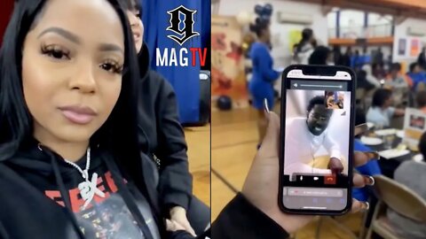 Casanova2X FaceTimes From The Feds While Wife Jazzy Host His Holiday School Giveaway! 📱