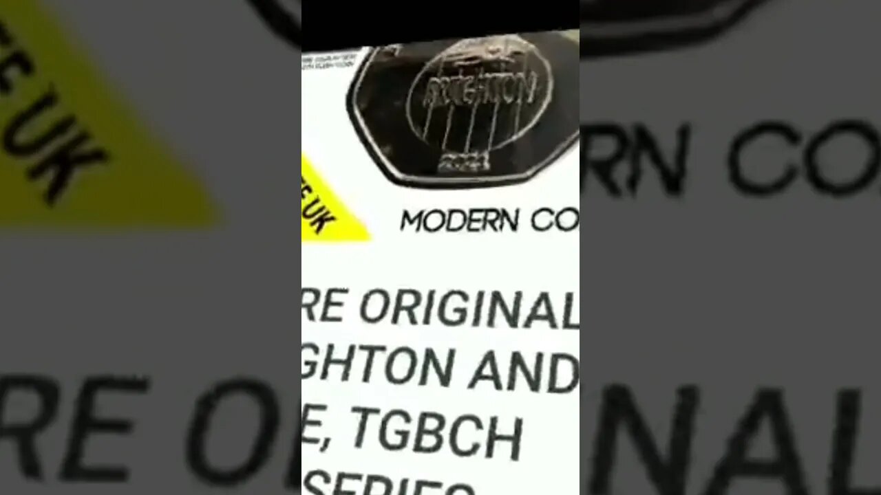 #RARE #ORIGINAL #BRIGHTONANDHOVE #EURO #2021 #SERIES WITH #COA OF 100 #ChangeChecker com #invest