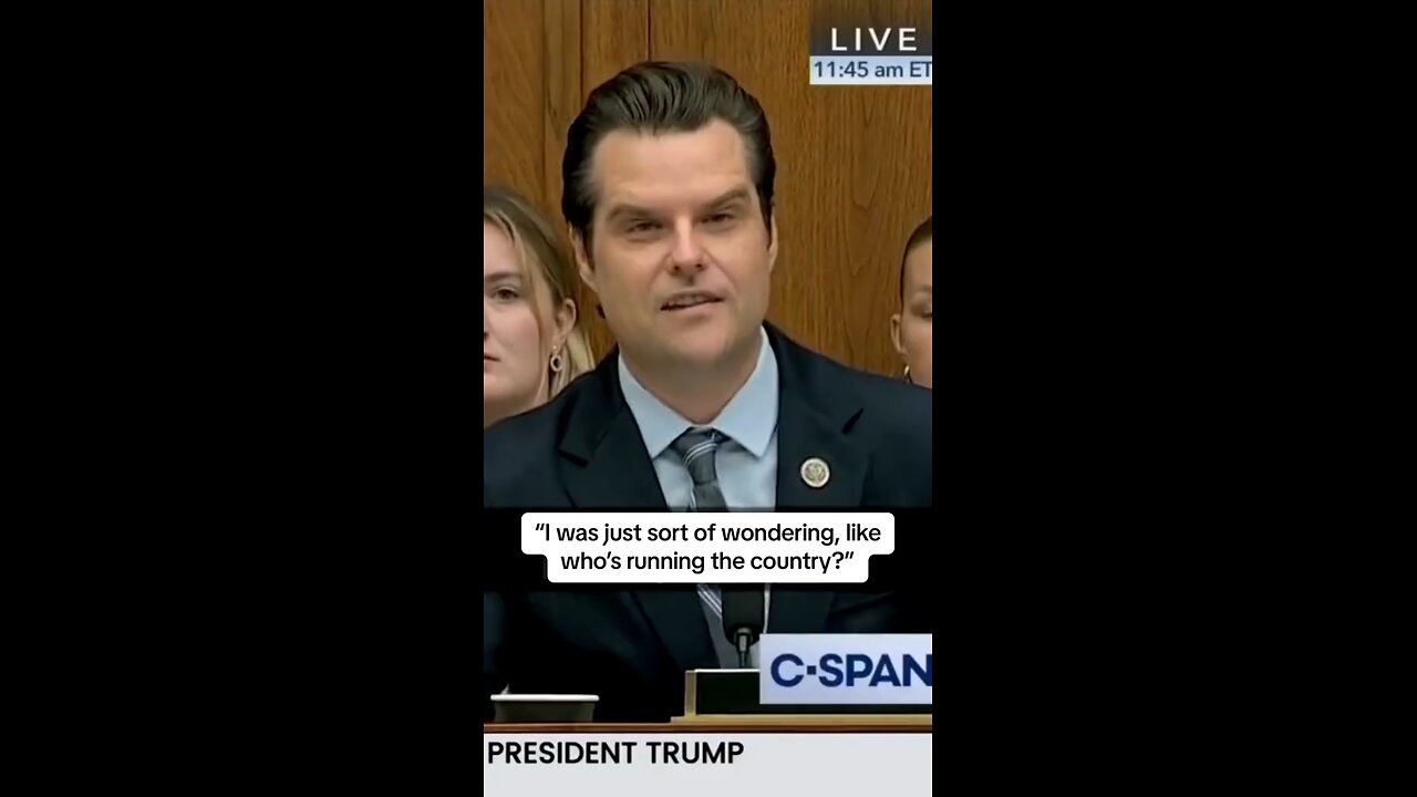 So, Who’s Running The Country?