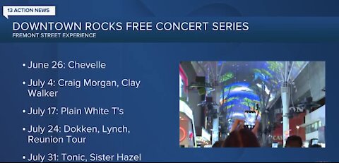 Downtown Rocks free concert series returns to Fremont Street Experience