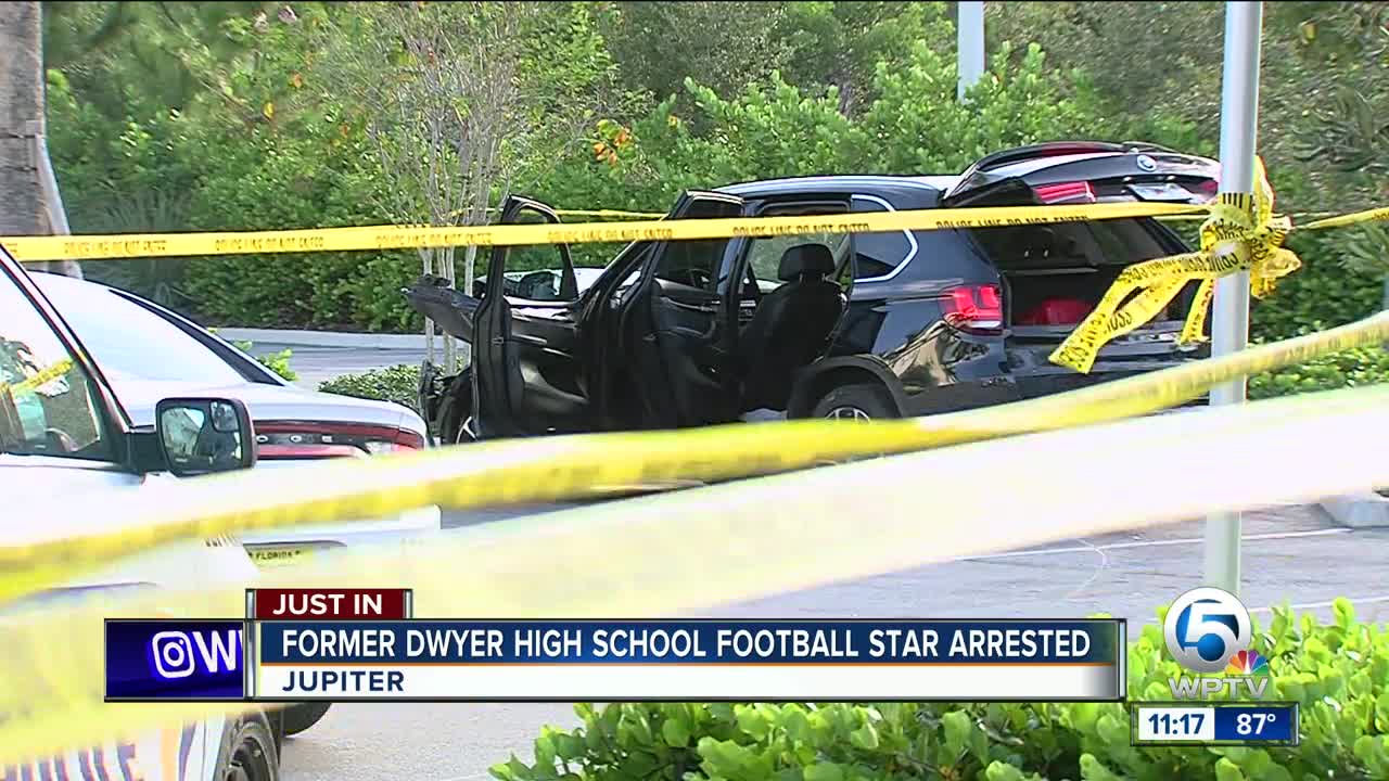 Former Dwyer High School football player arrested after Jupiter shooting, chase, crash