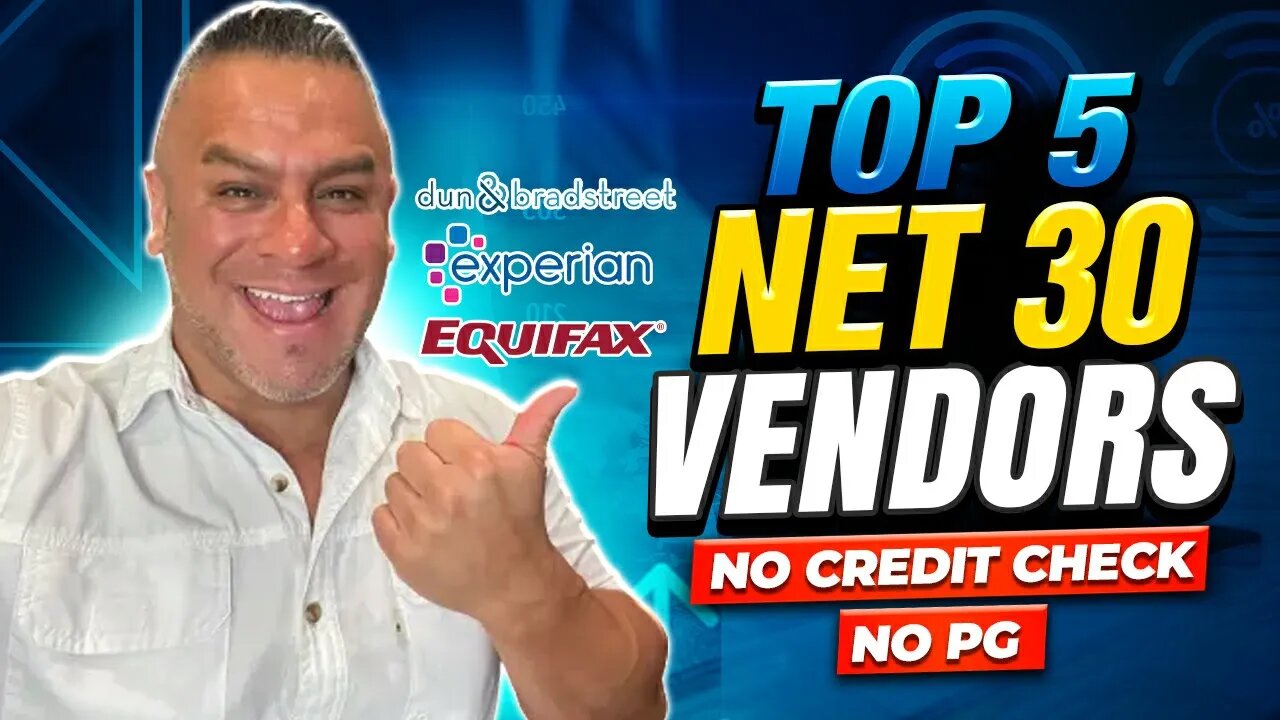 Net 30 Vendors to Build Business Credit | Top 5 | No Personal Credit Check | No PG