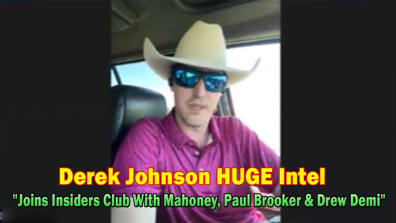 Derek Johnson HUGE Intel: "Derek Johnson Joins Insiders Club With Mahoney, Paul Brooker & Drew Demi"