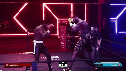 Undisputed Boxing Online Ranked Gameplay Deontay Wilder vs Floyd Patterson 4 (Chasing Platinum 3)