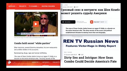 Diddy Dirty Sex And Intrigue Russian TV News Report Puts Club E11even Michael Simkins FTX On Radar