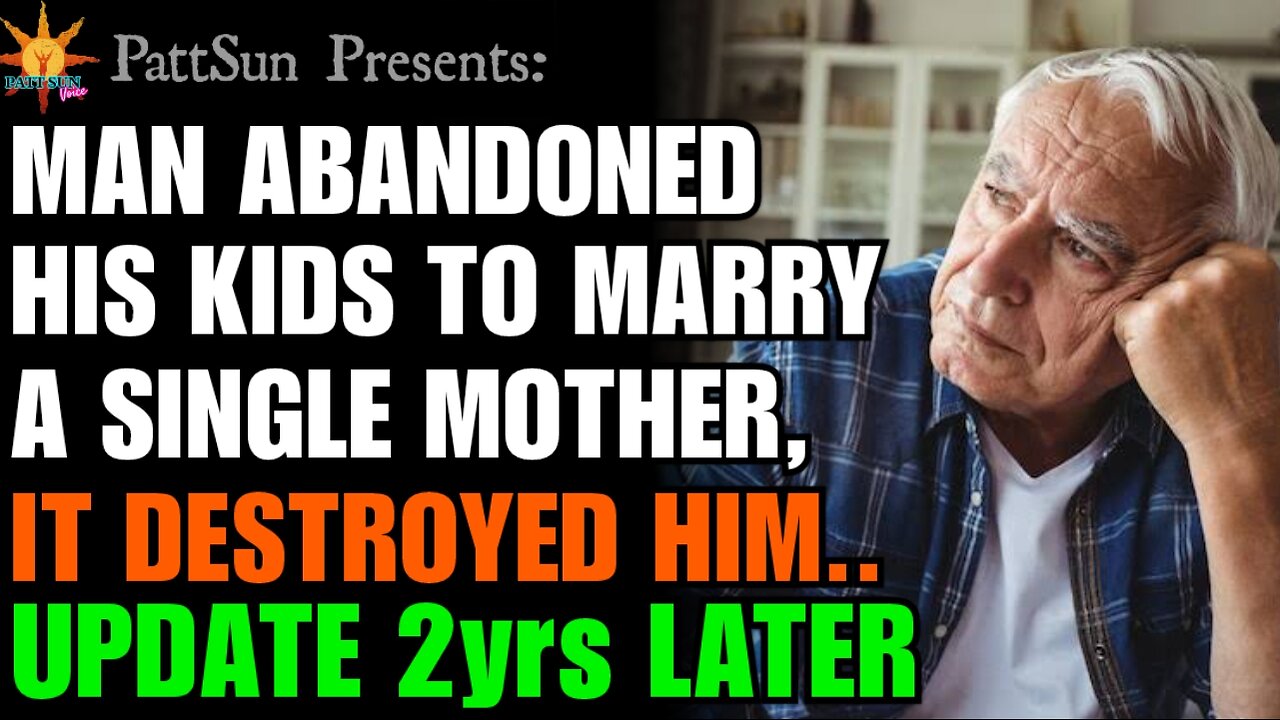 Stupid Man abandoned his kids to marry a single mom, it completely ruined his life