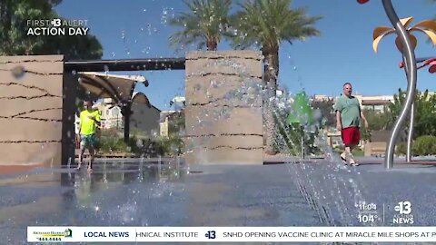 Las Vegas cooks at 116°, sets record as monsoon forecast shows little relief