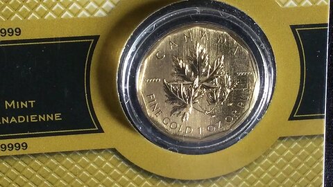 2007 1 oz Canada 99999 Fine Gold Maple