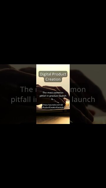 The Most Common Pitfall In A Product Launch Is...