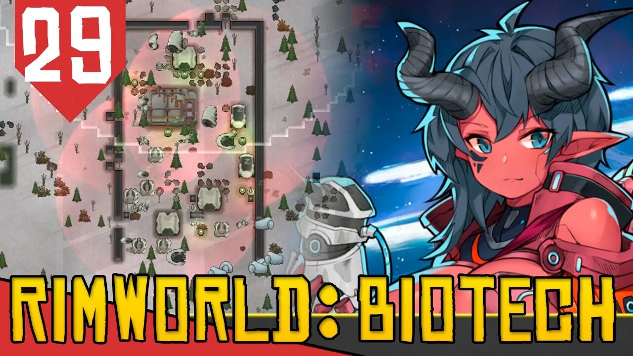 Robôs vs Base Robótica - Rimworld Biotech #29 [Série Gameplay PT-BR]