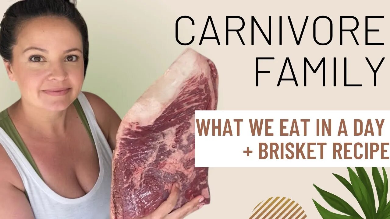 What my kids and I eat in a day || instant pot brisket || animal based nutrition #carnivorediet