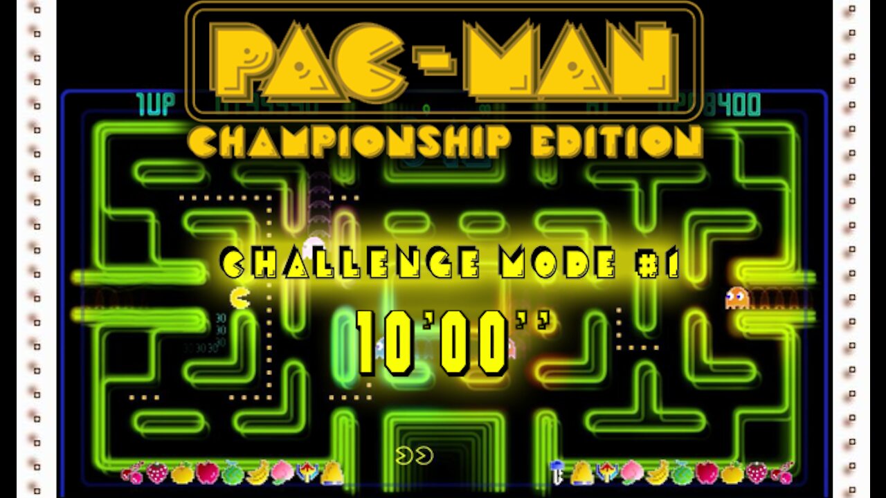 Pac-Man Championship Edition: Challenge Mode #1- 10'00'' (no commentary) Xbox 360