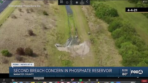 Second breach concern in phosphate reservoir