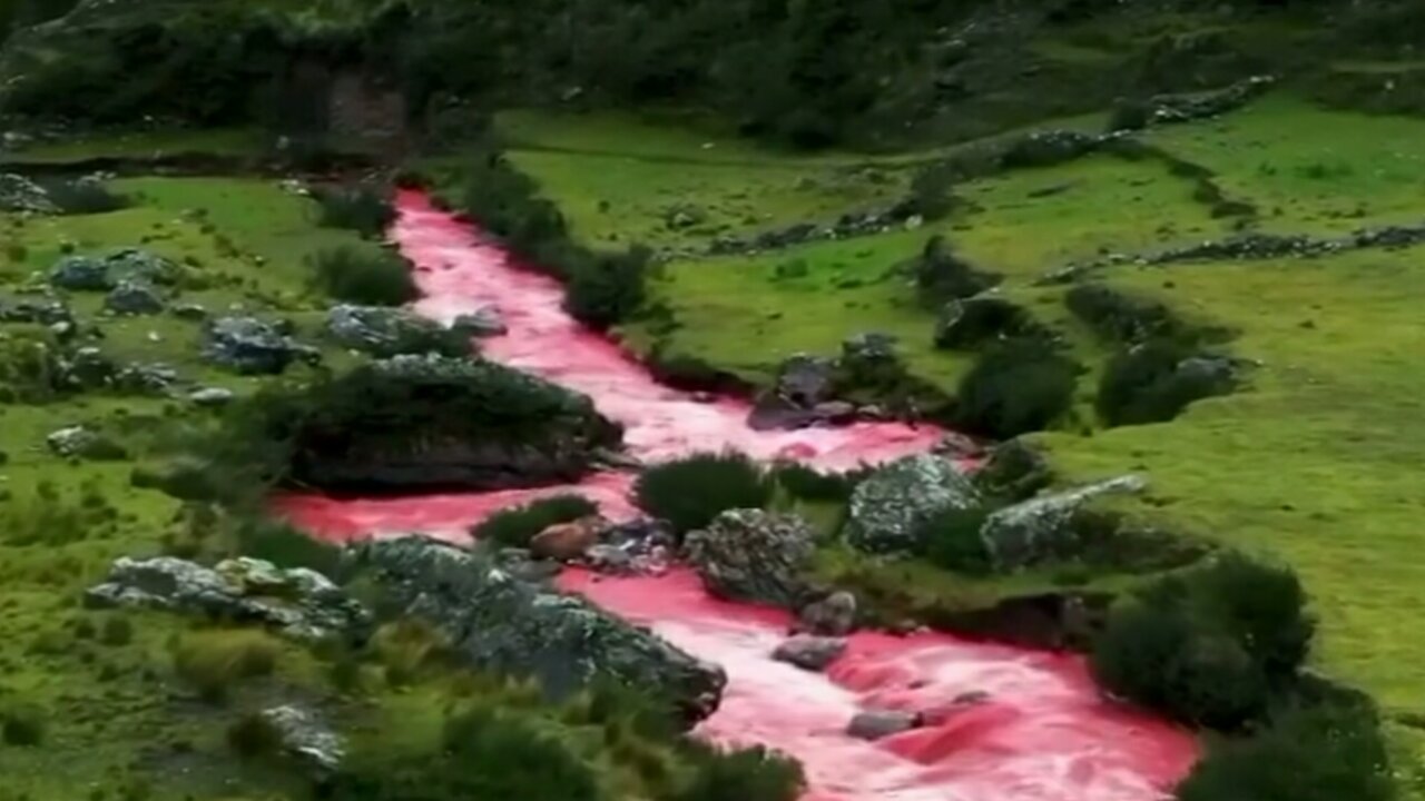 Red Water River Beautiful Nature Clips