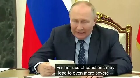 Putin warns that sanctions on Russia would be catastrophic for the world's energy market and for Eur