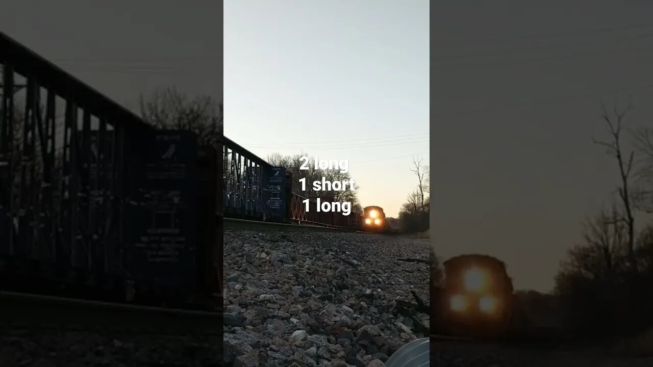 Train Horn, I better move!