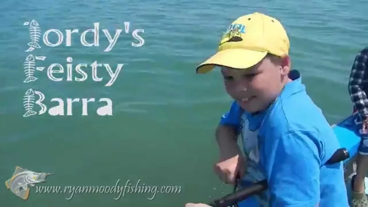 Kid catches huge barra in north Queensland