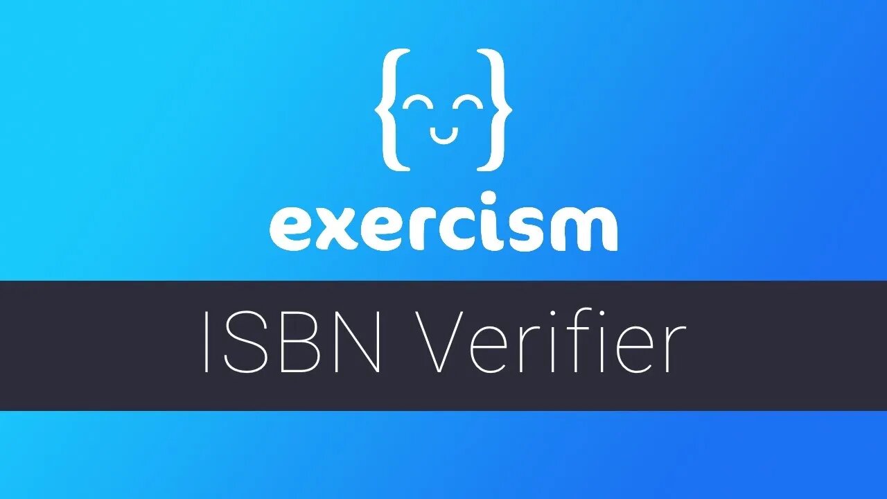 Exercism - ISBN Verfier