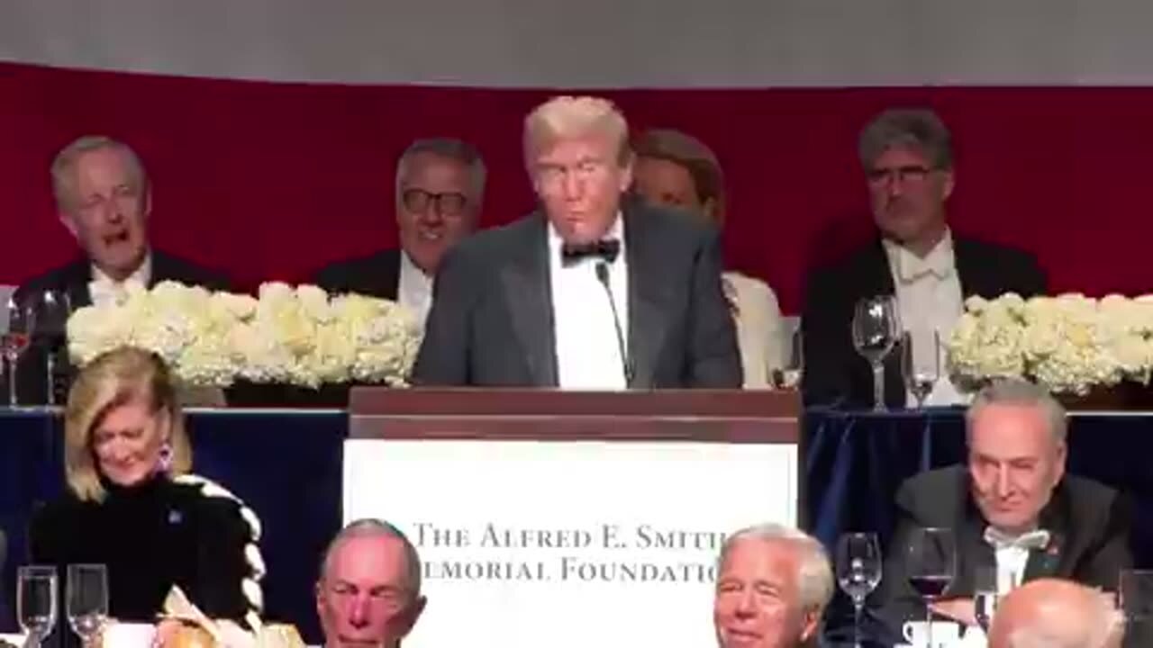 Donald Trump | Complete Address at Al Smith Charity Event | Optimal Video & Sound Clarity