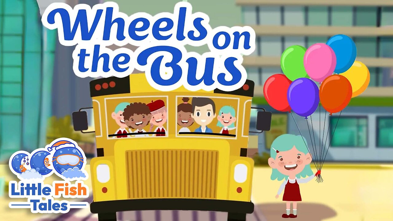 Wheels on the Bus | Baby Song | Little Fish Tales | #wheelsonthebus