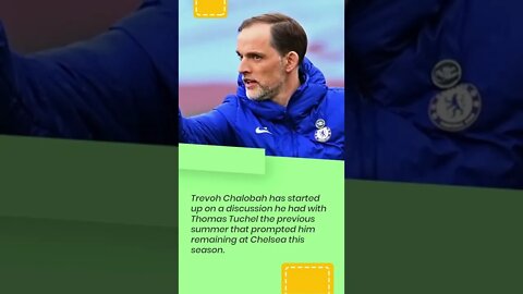 Thomas Tuchel and Trevoh Chalobah's discussion that prompted Chelsea move choice uncovered #shorts