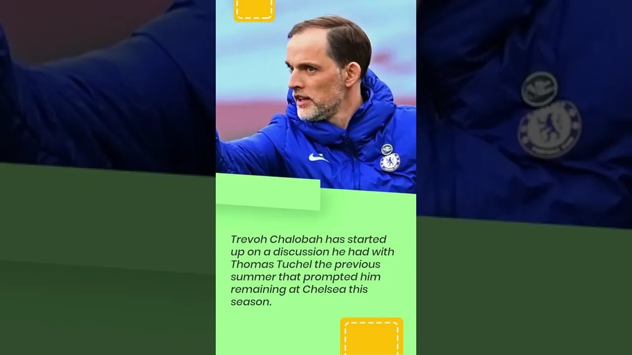 Thomas Tuchel and Trevoh Chalobah's discussion that prompted Chelsea move choice uncovered #shorts