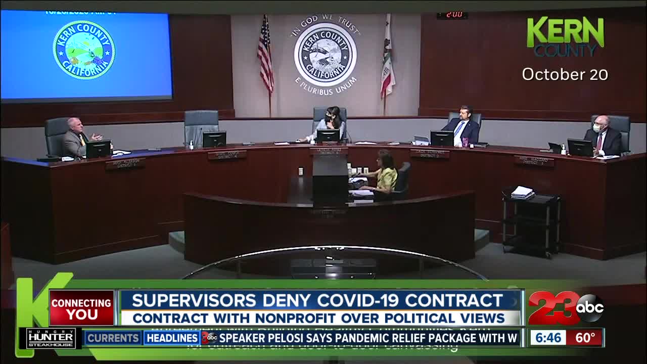 Supervisors deny COVID-19 contract with nonprofit over political views