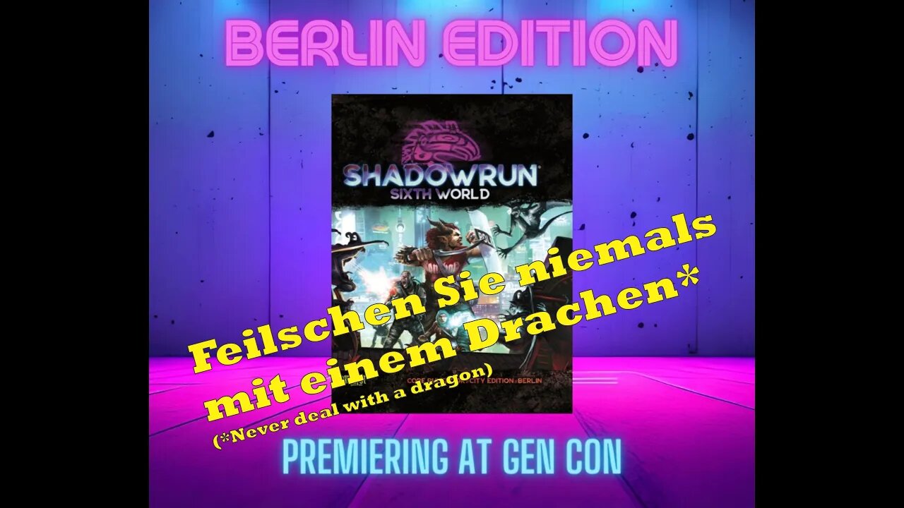 Shadowrun Sixth World Berlin City Edition Review