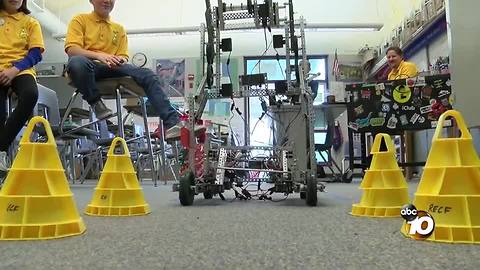 Chula Vista robotics team vying for banner at global meet