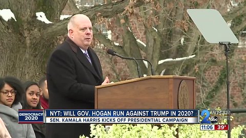 Will Gov. Hogan run against President Trump in 2020?