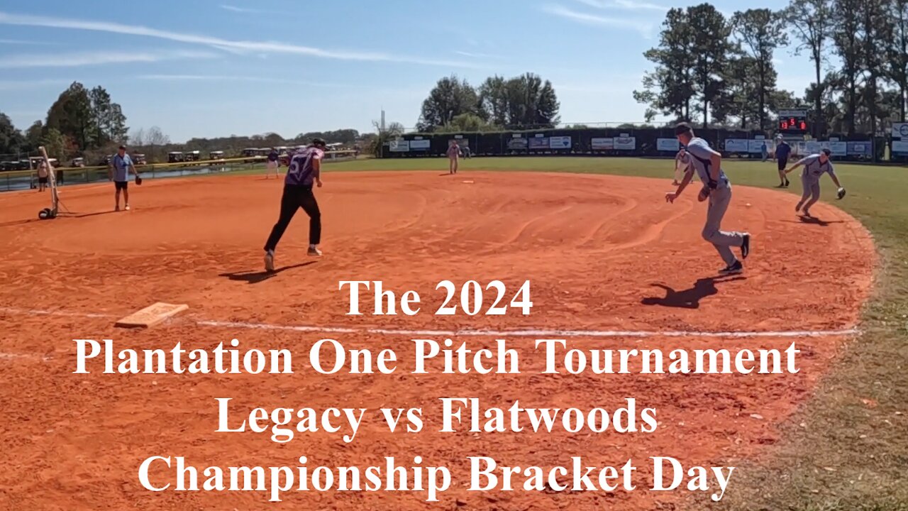 Legacy vs Flatwoods in The Plantation One Pitch Softball Tournament