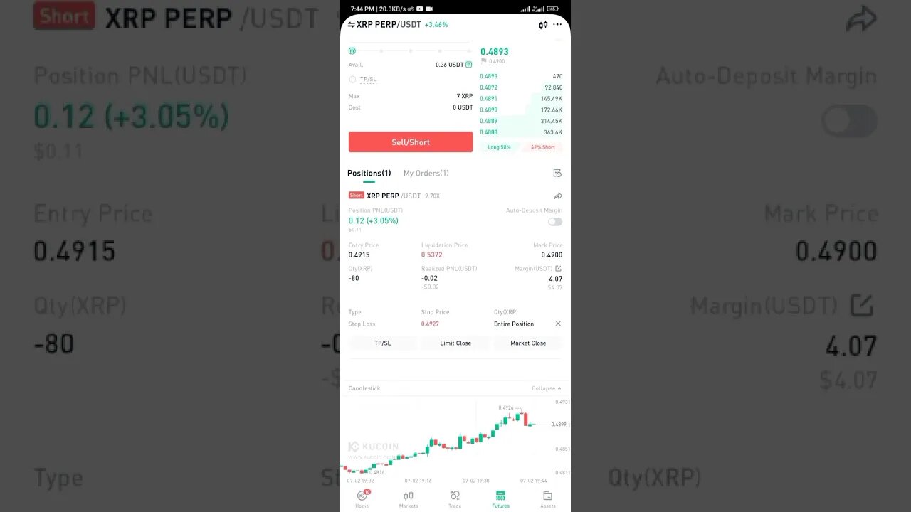 1 min Scalping #shorts#tradingprofits #crypto