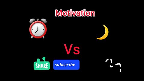 Motivational video about time