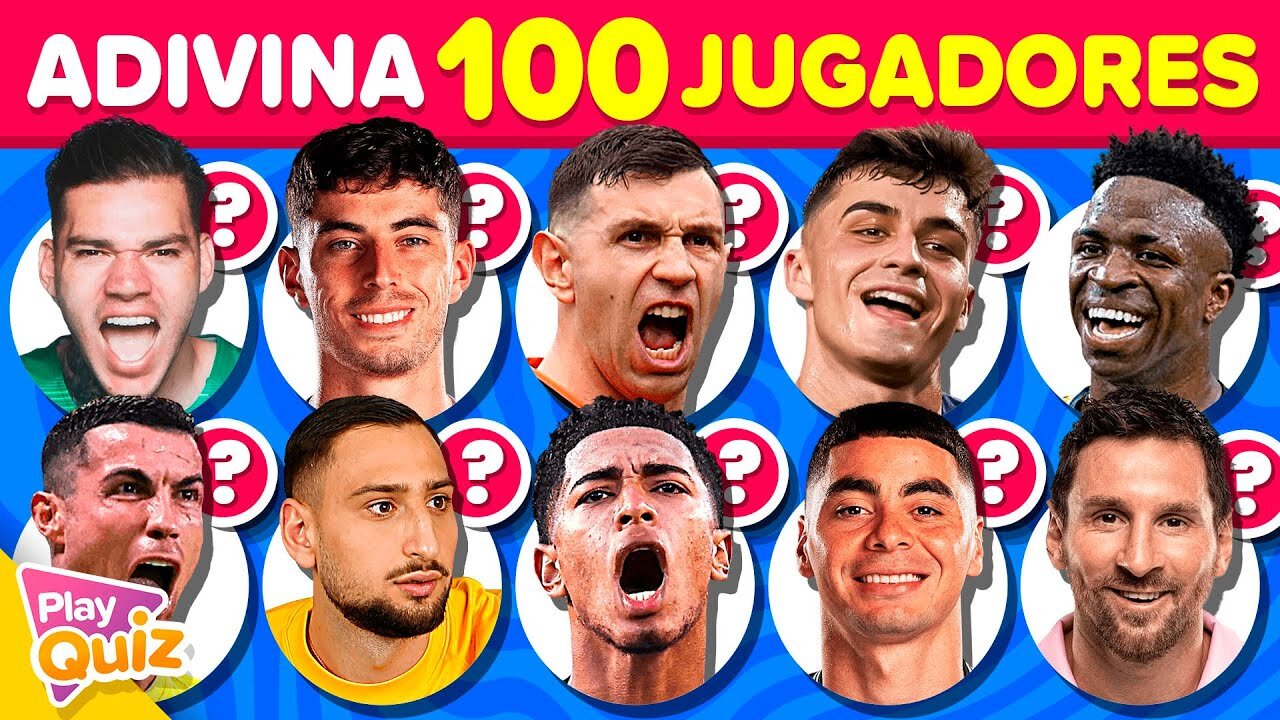 Adivina 100 Futbolistas en 1 Segundo ⚽️⏰👟 | Adivina quién es