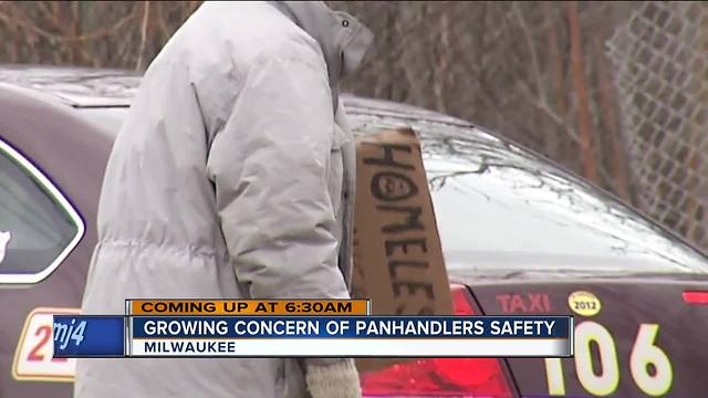 Growing concern of panhandler's safety in Milwaukee