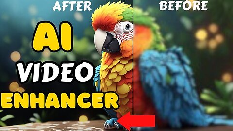 Best Secret AI Video Enhancer || Sharpen & UPSCALE Videos to 4k Using AI